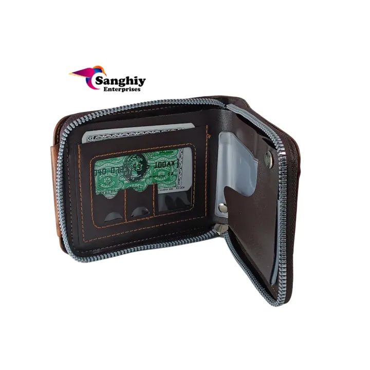 Bovis%20Collection%20Brown%20Pu%20Leather%20Wallet%20For%20Men%20-%20Image%203