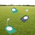 Indoor Golf Putting Trainer With Hole Flag Putter Green Practice Aid Home Yard Outdoor Training Aid Adjustable Hole GENGTIAN. 