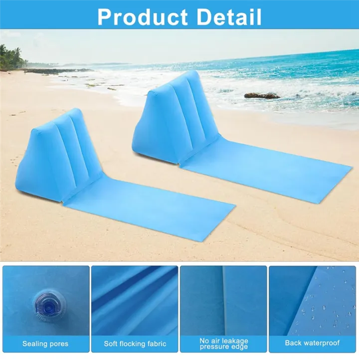 Inflatable%20Beach%20Cushion%20Lounge%20Chair,Leisure%20Beach%20Chair,%20Blue%20-%20Image%203
