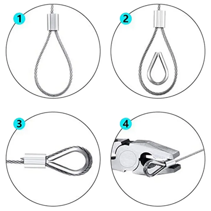 FORIDE%202set%2030M%20Steel%20PVC%20Coated%20Flexible%20Wire%20Rope%20Soft%20Cable%20Transparent%20Stainless%20Steel%20Clothesline%20Diameter%202mm%20Kit%20-%20Image%202