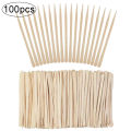 Kuying Fashion 100pcs/pack Disposable Wooden Wax Sticks Body Legs Face Eyebrow Waxing Applicator Spatulas for Hair Removal Lip Nose Beauty Tool. 