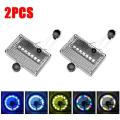 2025 NEW Solar Bicycle Wheel Light Bike Spoke Flash Lights MTB Cycling Induction Colorful Bike Spoke Warning Signal Lamp LED Neon Lantern. 