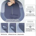 Pack Of 2 Bathroom Mat Super Absorbent Non-slip Carpets Quick Drying Floor Rug Soft Room Entrance Doormat Bathroom Carpet. 