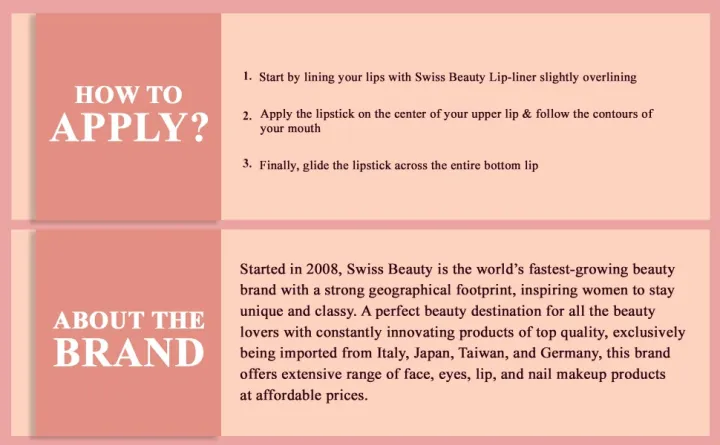 Swiss%20Beauty%20Non-Tranfer%20Matte%20Lipstick,%20Smooth%20&%20Waterproof,%202g%20-%20Image%208