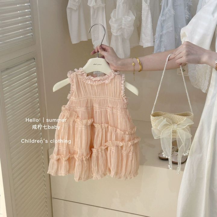 Salty%20Lemon%20Seven%20Baby%20Doll%20Collar%20Yellow%20Baby%20Girl%20Xiaoxiang%20Sleeveless%20Sundress%202024%20New%20Summer%20Dress%20Trend%20-%20Image%206