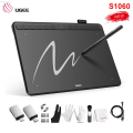 MRK3C UGEE S1060 Graphics Digital Drawing Tablet with Passive Stylus 8192 Levels Pressure 12 Express Keys for Drawing Online Teaching. 