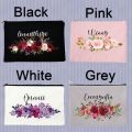 Flower illustration Fluffy Pencil Case Cute Murah For School Use  Free customization   RAHT. 