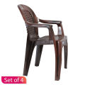 Bagmati Plastic Premium Chair (Ch-1001) - Set Of 4. 