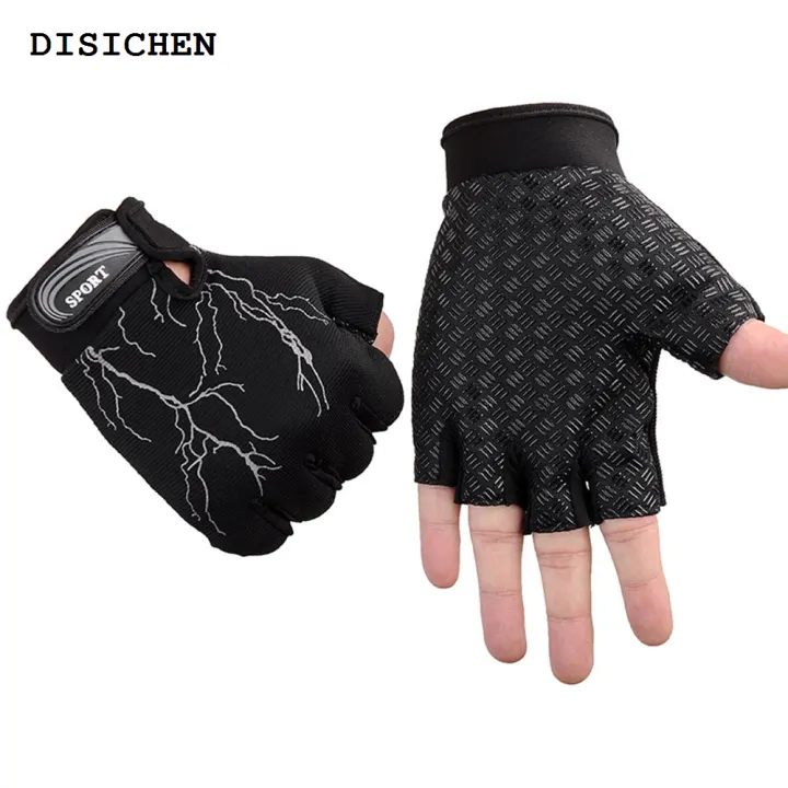 DISICHEN%20Luxury%20Uni%20Fitness%20Gym%20Gloves%20Weight%20Lifting%20Half%20Finger%20Crossfit%20Workout%20Bodybuilding%20Cycling%20Bicycle%20Bike%20Outdoor%20Sports%20Gloves%20-%20Image%203