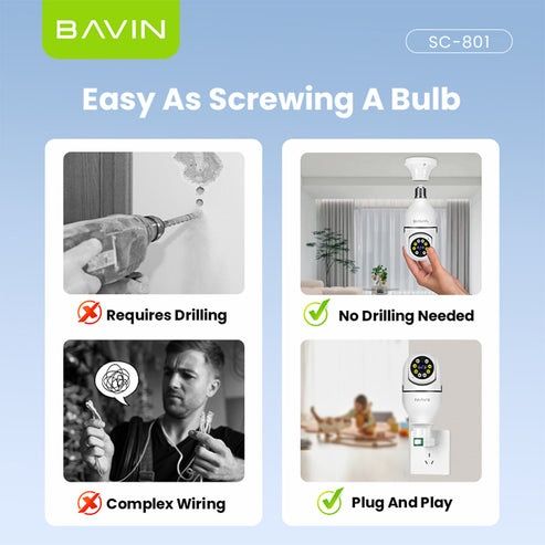 BAVIN%20SC801%20Smart%20Security%20Lens%20Bulb%20CCTV%20Camera%203MP%20WiFi%20Camera%20w/Motion%20Tracking%20Alarm%20System%20-%20Image%203