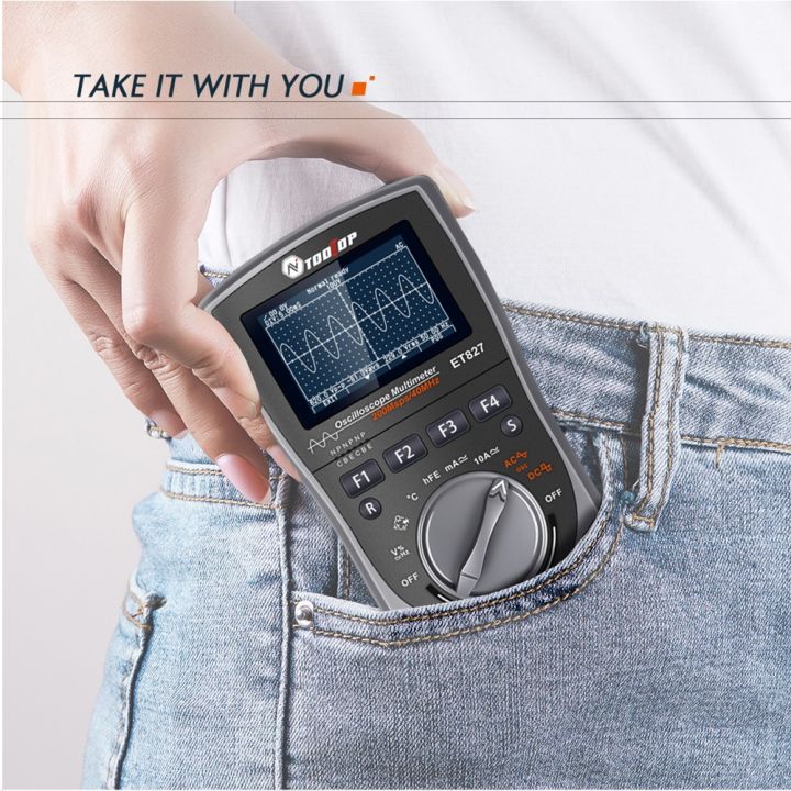 2025>2025%20s/Pro%20Digital%20Oscilloscope%20True%20Graph%20Band%20Analog%20RMS%20Multimeter%20Handheld%20Oscilloscope%20200MS%20Sampling%20Rate%20-%20Image%204