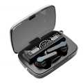 M19 Tws Wireless Bluetooth 5.3 Earbuds Stereo Touch Control With Flash Light In Case Phone Charging. 