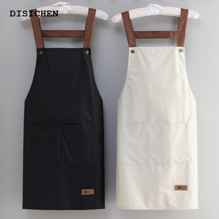 DISICHEN%202025%20Kitchen%20Apron%20Women%20Men%20Waterproof%20And%20Oil%20Release%20Catering%20Work%20Clothes%20With%20Pockets%20Home%20Hotel%20Resturant%20Coffee%20Shop%20Cleaning%20-%20Image%202