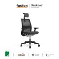 Steelcase Think 3D Knit Fabric Chair With Headrest | Ergonomic Task Chair | Executive  Office Chair | Adjustable Headrest. 
