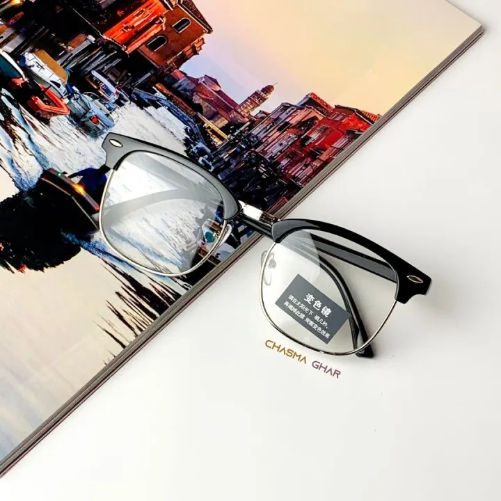 Chasma%20Ghar%20-%20Clubmaster%20Changeable%20Sunglasses%20%7C%20Unisex%20-%20Image%202