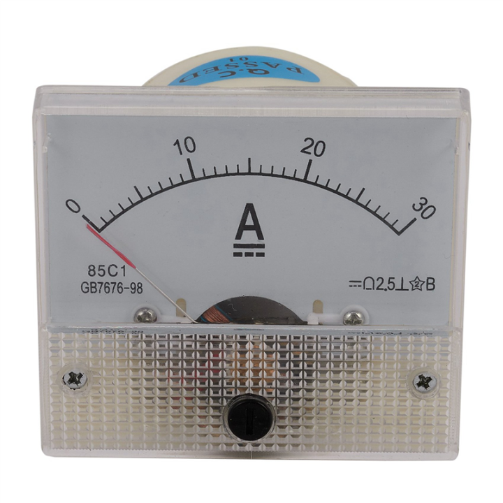 fasdaga%205X%2085C1-A%20Dc%20Analog%20Ampere%20Meter%20Panel%20Meter%20Gauge%2030A%20Amp%20Gauge%20Current%20Mechanical%20Ammeters%20-%20Image%205