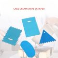 Kitchen Baking Tools Stainless Steel Cake Scraper Irregular Cake Spatula Smooth Finishes Safe Buttercream Spatula Fondant. 