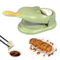 Momo Maker & Gujiya Maker,2-in-1 Dumpling Maker with Dumpling Skin Press & Mould,Food-Grade Pp Material,Easy to Use Momo Maker. 