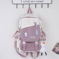 Simple, large-capacity, high-value, college students, high school students, Harajuku style Korean backpack. 