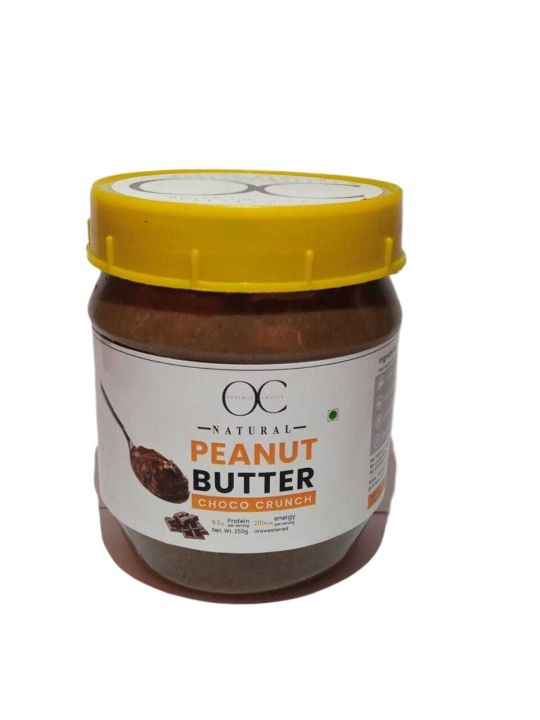 OC Natural Crunchy Chocolate Peanut Butter 200gm