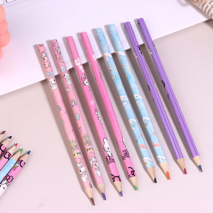 12Pack%20Colored%20Pencil%20Cinnamoroll%20Kuromi%20Melody%20Doodle%20Pen%20Draw%20Toy%20Yunshuo%20-%20Image%207
