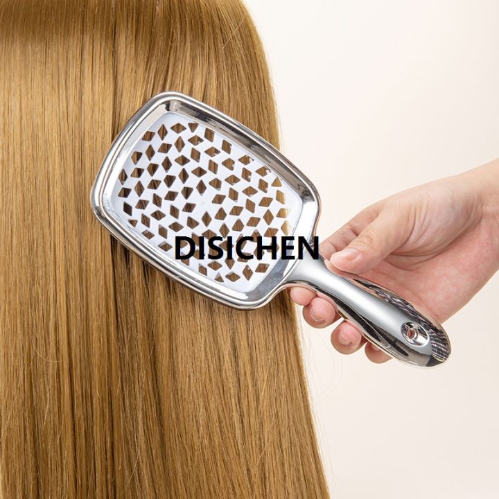 DISICHEN%20Square%20Shape%20Mesh%20Comb%20for%20Hair%20Fluffy%20Detangling%20Scalp%20Massage%20Hairbrush%20Wide%20Teeth%20Hollow%20Brush%20Salon%20Barber%20Gold-plated%20Comb%20New%20style%20-%20Image%205