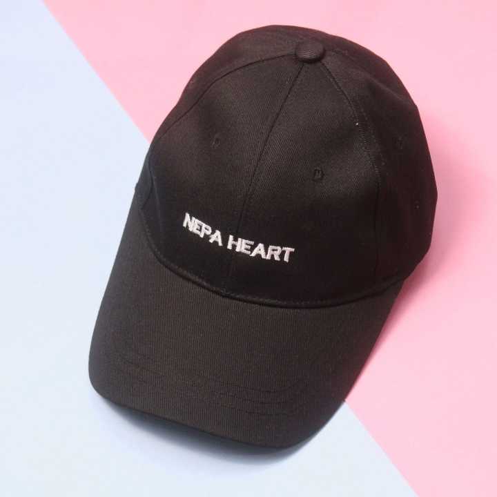 Nepa%20Heart%20Unisex%20Black%20Color%20Printed%20Cap%20-%20Image%203