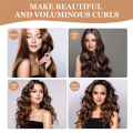 No Heat Hair Curler Overnight No Heat Curls Blowout Rod Headband for All Hair Types+Hook No Heat Curling to Sleep Coffe 3Piece. 