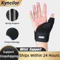 Wrist brace with sprained finger splint tendon brace arthritis arthritis bracer sheath to recover from injury brace to hold. 