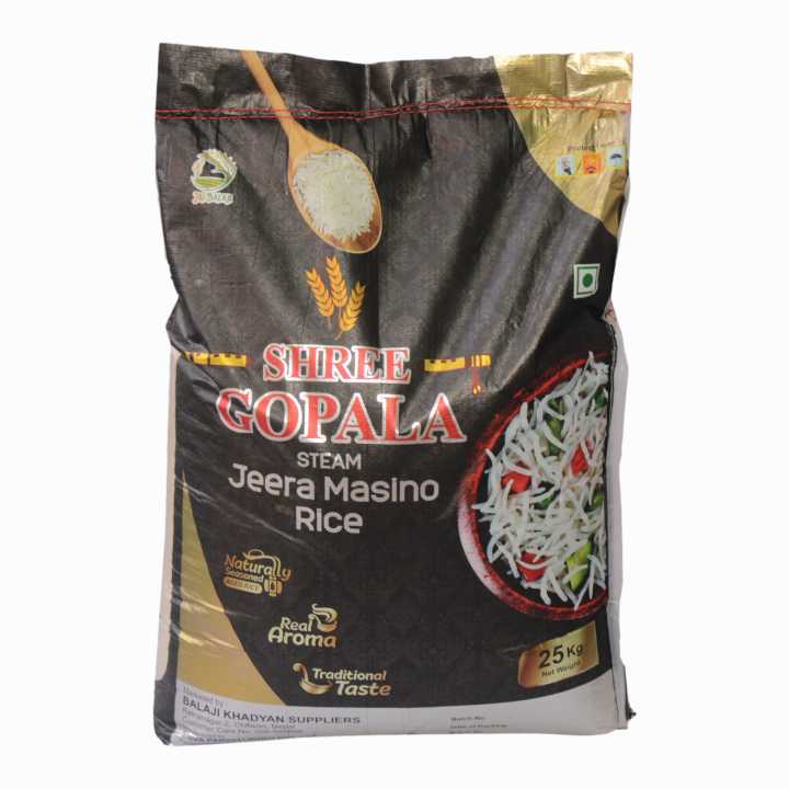Shree Gopala Steam Jeera Masino Rice 25kg