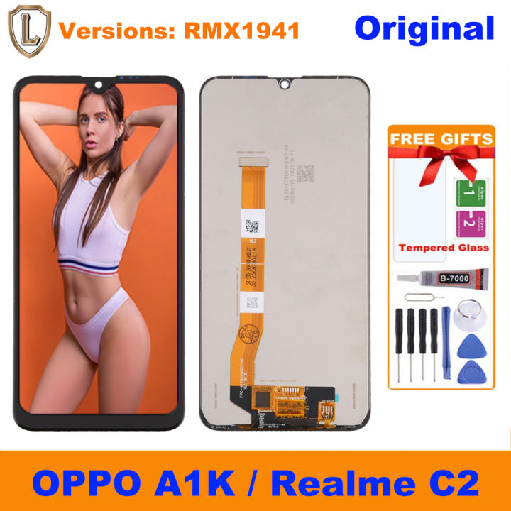 100%25%20Original%20For%20Realme%20C2%20RMX1941%20RMX1945%20LCD%20Display%20Digitizer%20Complete%20LCD%20Touch%20Screen%20Panel%20Assembly%20Spare%20Replacement%20Parts%206.1%20inch%20-%20Image%202