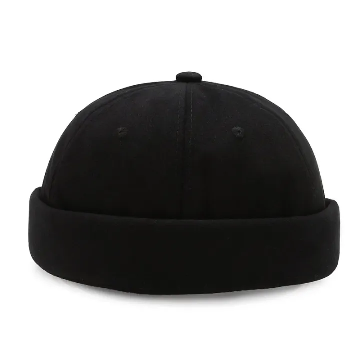 Vintage%20Dome%20hat%20mens%20cotton%20beanies%20for%20men%20Docker%20sailor%20crimping%20brimless%20skull%20caps%20casual%20hip%20hop%20elastic%20cap%20-%20Image%202