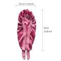 Long Silky Soft Satin Natural and Curly Extra Large Size Hair Cap with Bow for Comfortable Night Sleep 1 Piece. 
