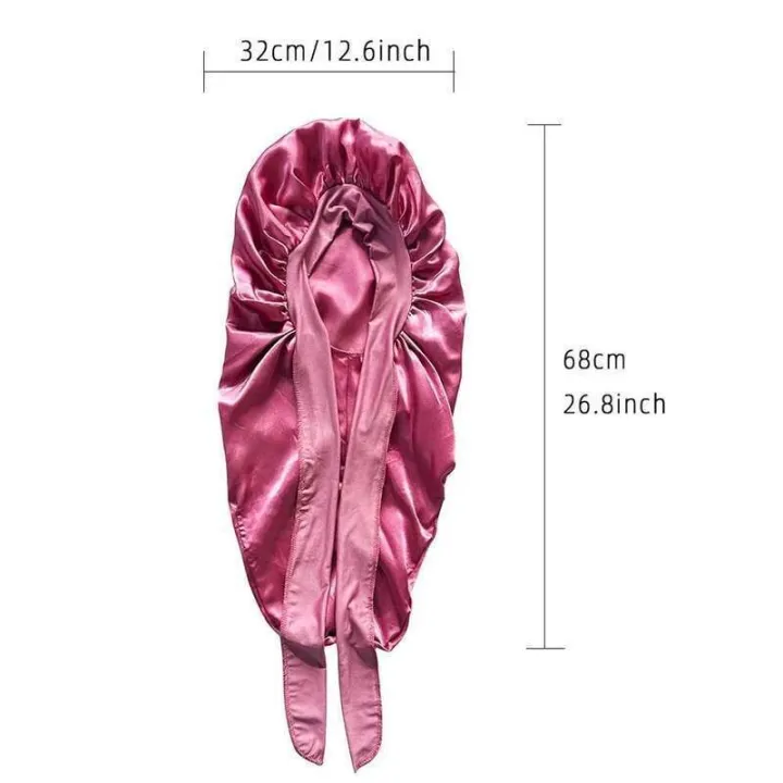 Long%20Silky%20Soft%20Satin%20Natural%20and%20Curly%20Extra%20Large%20Size%20Hair%20Cap%20with%20Bow%20for%20Comfortable%20Night%20Sleep%201%20Piece%20-%20Image%202