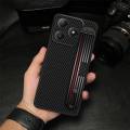 Wrist Strap Dirt-resistant Phone Case For Realme C63 4G/C61 4G Simple Phone Holder Fashion Design Nature Geometry. 