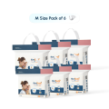 MumBuds USA ZIPLOCK Tape Style Diapers Size-3 M (7–12 kg) 40 Pcs (Pack of 6) | Ultra Thin, Soft & Breathable Baby Diapers. 