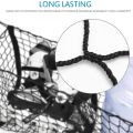 JINMY 2X Pocket Trunk Storage Bag Storage Heavy Cargo Net Suitable for Car SUV Pickup Bed Black Mesh Belt 8 Hooks and Loops. 