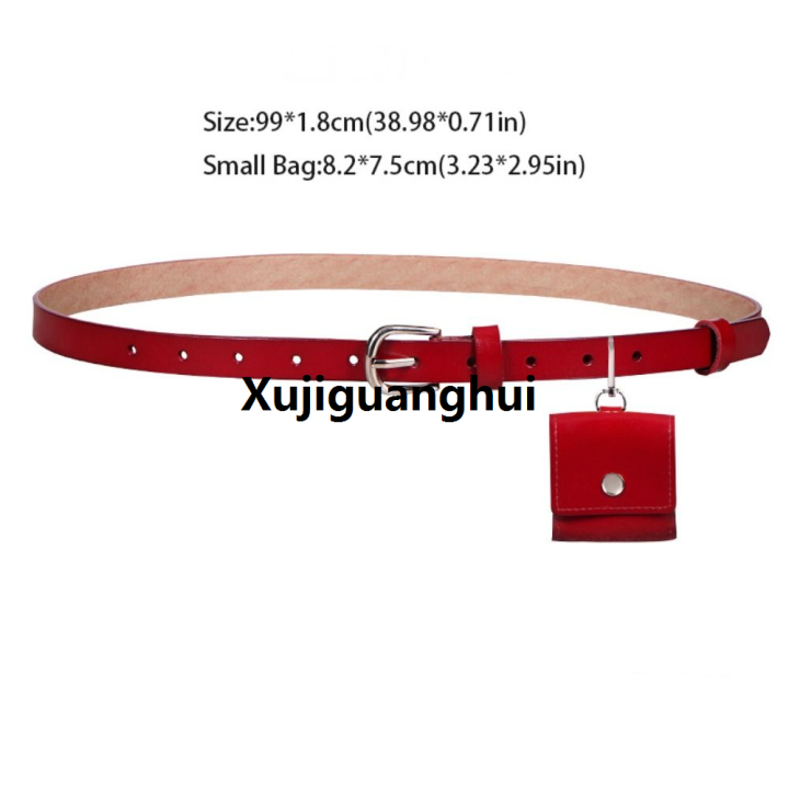 Xujiguanghui%20Portable%20Women%20Waist%20Bag%20Red%20Purse%20Belt%20Waist%20Hot%20Selling%20Bag%20Small%20Bag%20Solid%20Color%20Women%20Belt%20Bag%20Women%20-%20Image%203