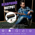 JAERBEE Mini Amp Electric Bass Headphone Amplifier 3.5mm Plug Play Auxiliary Audio Input Bass Connect CD MP3 Player. 