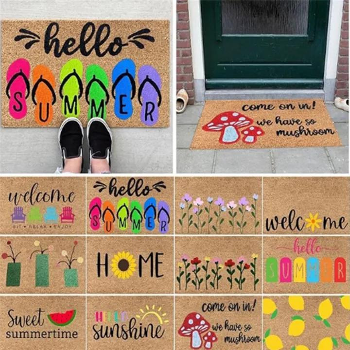 Summer%20Door%20Mats%20Outside%20Mats%20Funny%20Cute%20Doormats%20for%20Outdoor%20and%20Indoor%20Uses%20Floor%20Mats%20Easy%20to%20Use%20-%20Image%206