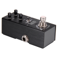 Guitar Effector Electric Guitar Heavy Overload Effector Professional Single Block Small Effector Brushed Black. 