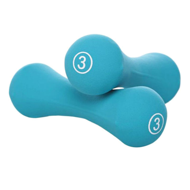 Liveup Bone Shaped Neoprene Dumbbells 3kg x 2 pcs