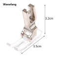 Wenefang 1pc Industrial Sewing Presser Foot Lockstitch Plastic Plate Presser 2025 Foot MT-18 Special Wear-resistant Plastic Plate Presser Foot. 