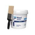 Flexi Glass Clear Shield 1 litre with Brush Transparent Waterproof Glue for Roof Leakage Crack Seal Glue Roof Water Leakage Solution Epoxy Resin for Waterproofing Gap Filler for Pipe Wall Tiles. 