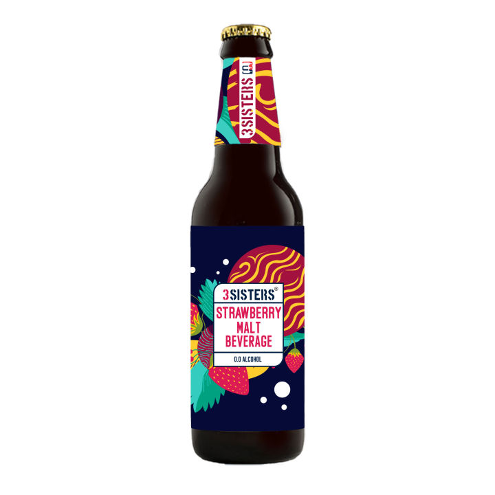3 sister strawberry malt beverage