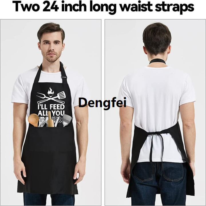 Dengfei%20Luxury%20ot%20Funny%20bet%20Logo%20ouse%20rinting%20itchen%20estaurant%20Cooking%20Chef's%20Q%20an%20Woman%20Adjustable%20e%20anger%20Cleaning%20n%20-%20Image%203