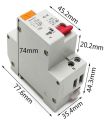 Residual Current Circuit Breaker (RCBO) with Over Current & Leakage Protection, DPNL 1P+N 230V~ 50HZ/60HZ. 