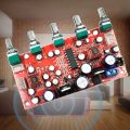 PT2399 Dynamic Microphone Power Amplifier Board Microphone Electret Microphone Reverb Module with OP275 Pre-Amplifier. 