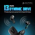 Ultima Blaze Gaming Earbuds with ANC | 42 Hours Playtime | 4 Mics with ENC | 15 Meters Range | Dual Tone with Blazing LEDs | Rampage Mode (40 MS) | IPX4 Rated | 5C BOOST Charging Wireless Earbuds. 
