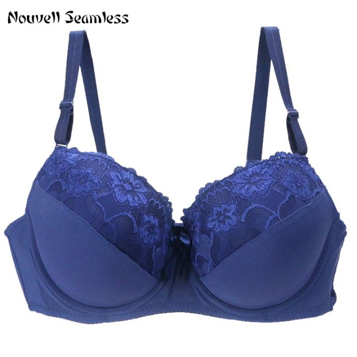 Nouvelle Seamless Plus Up Big Size BCDE Cup Unlined Bras For Womens Basic Underwear Full Coverage Underwire Support BH